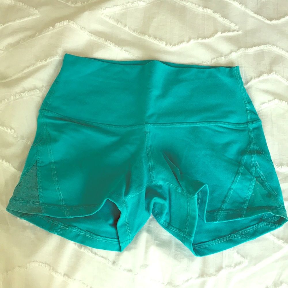 Lululemon athletica teal shorts